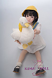 シリコン製頭部+TPEボディ ラブドール AXB Doll 新型120cm バスト平 GB59ヘッド 掲載画像のボディはリアルメイク付き
