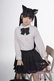 シリコン製頭部+TPEボディ ラブドール AXB Doll 140cm バスト中 GE15 (Momo)ヘッド 掲載画像のボディはリアルメイク付き