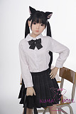 シリコン製頭部+TPEボディ ラブドール AXB Doll 140cm バスト中 GE15 (Momo)ヘッド 掲載画像のボディはリアルメイク付き