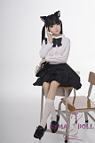 シリコン製頭部+TPEボディ ラブドール AXB Doll 140cm バスト中 GE15 (Momo)ヘッド 掲載画像のボディはリアルメイク付き