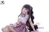 2.6kg フルシリコン製 MOZU 63cm 小玲奈(Rena)  肌色＆眼球色＆メイク＆ウィッグ＆衣装は宣材写真と同じ 小型で軽量化で収納しやい 使いやすい