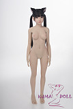 シリコン製頭部+TPEボディ ラブドール AXB Doll 140cm バスト中 GE15 (Momo)ヘッド 掲載画像のボディはリアルメイク付き