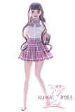2.6kg フルシリコン製 MOZU 63cm 小玲奈(Rena)  肌色＆眼球色＆メイク＆ウィッグ＆衣装は宣材写真と同じ 小型で軽量化で収納しやい 使いやすい