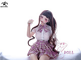 2.6kg フルシリコン製 MOZU 63cm 小玲奈(Rena)  肌色＆眼球色＆メイク＆ウィッグ＆衣装は宣材写真と同じ 小型で軽量化で収納しやい 使いやすい