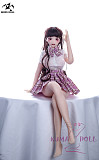 2.6kg フルシリコン製 MOZU 63cm 小玲奈(Rena)  肌色＆眼球色＆メイク＆ウィッグ＆衣装は宣材写真と同じ 小型で軽量化で収納しやい 使いやすい