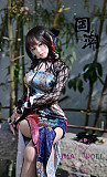 【RRS版】フルシリコン製ラブドール Top Sino Doll 170cm Bカップ T17 米楠(Minan) チャイナドレス