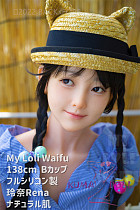 My Loli Waifu 略称MLWロり系ラブドール フルシリコン製 138cm Bカップ Rena頭部 メイク選択可能