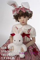 TPE製ラブドール AXB Doll 108cm バスト平 TB10Rヘッド 掲載画像のボディはリアルメイク付き