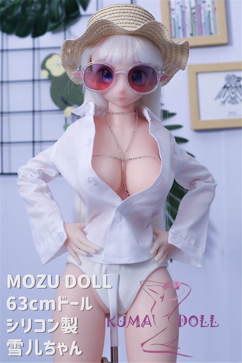 2.6kg フルシリコン製 MOZU 63cm 雪儿(xueer)肌色＆眼球色＆メイク＆ウィッグ＆衣装は宣材写真と同じ 小型で軽量化で収納しやい 使いやすい