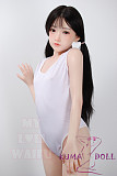 フルシリコン製 新発売 138cm AAカップ My Loli Waifu 略称MLWロり系ラブドール 陽葵Haruki頭部 メイク選択可能