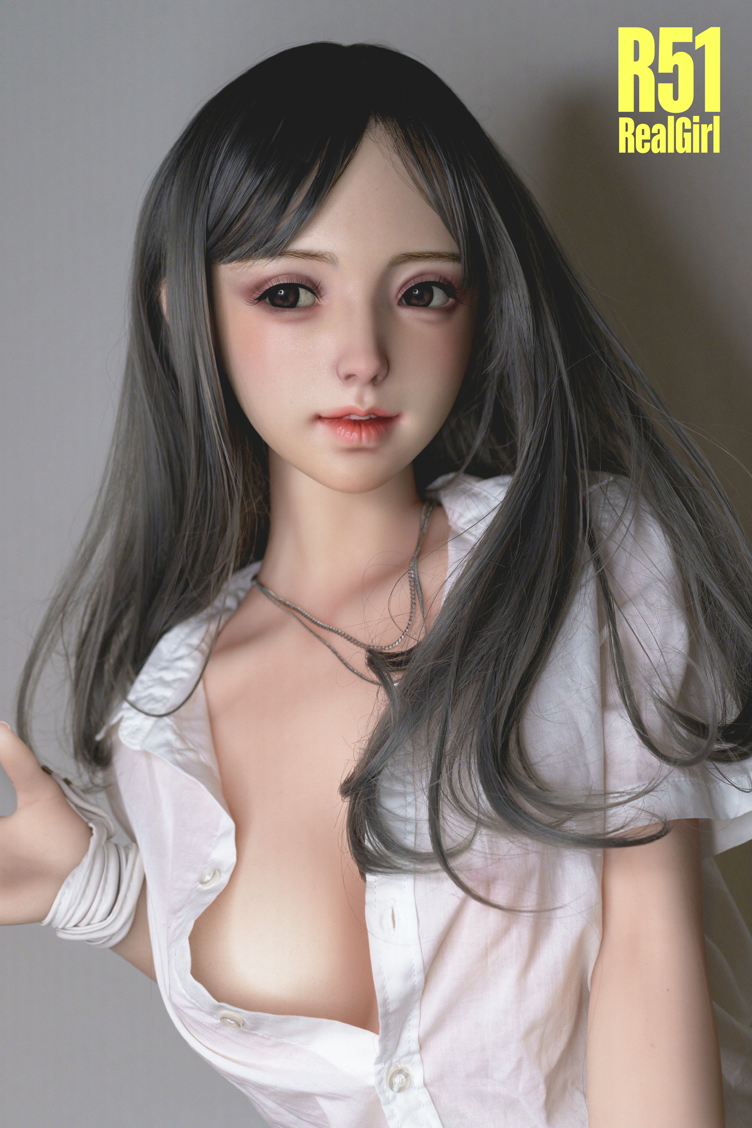 R51頭部 148cm普通乳 ロり系 Real Girl (A工場製) ラブドール ボディー及びヘッド材質など選択可能 カスタマイズ可