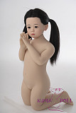シリコン製頭部+TPEボディ ラブドール AXB Doll 88cm バスト平 #GA13ヘッド シリコンヘッド 掲載画像のボディはリアルメイク付き
