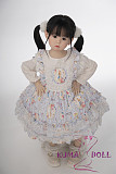 シリコン製頭部+TPEボディ ラブドール AXB Doll 88cm バスト平 #GA13ヘッド シリコンヘッド 掲載画像のボディはリアルメイク付き