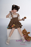 シリコン製頭部+TPEボディ ラブドール AXB Doll 108cm バスト平 GB26 シリコンヘッド 掲載画像のボディはリアルメイク付き
