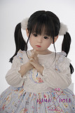 シリコン製頭部+TPEボディ ラブドール AXB Doll 88cm バスト平 #GA13ヘッド シリコンヘッド 掲載画像のボディはリアルメイク付き