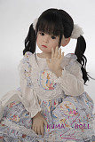 シリコン製頭部+TPEボディ ラブドール AXB Doll 88cm バスト平 #GA13ヘッド シリコンヘッド 掲載画像のボディはリアルメイク付き