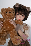 シリコン製頭部+TPEボディ ラブドール AXB Doll 108cm バスト平 GB26 シリコンヘッド 掲載画像のボディはリアルメイク付き