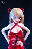 2.6kg フルシリコン製 MOZU 63cm 红鲤(Hongli)肌色＆眼球色＆メイク＆ウィッグ＆衣装は宣材写真と同じ 小型で軽量化で収納しやい 使いやすい