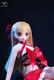 2.6kg フルシリコン製 MOZU 63cm 红鲤(Hongli)肌色＆眼球色＆メイク＆ウィッグ＆衣装は宣材写真と同じ 小型で軽量化で収納しやい 使いやすい