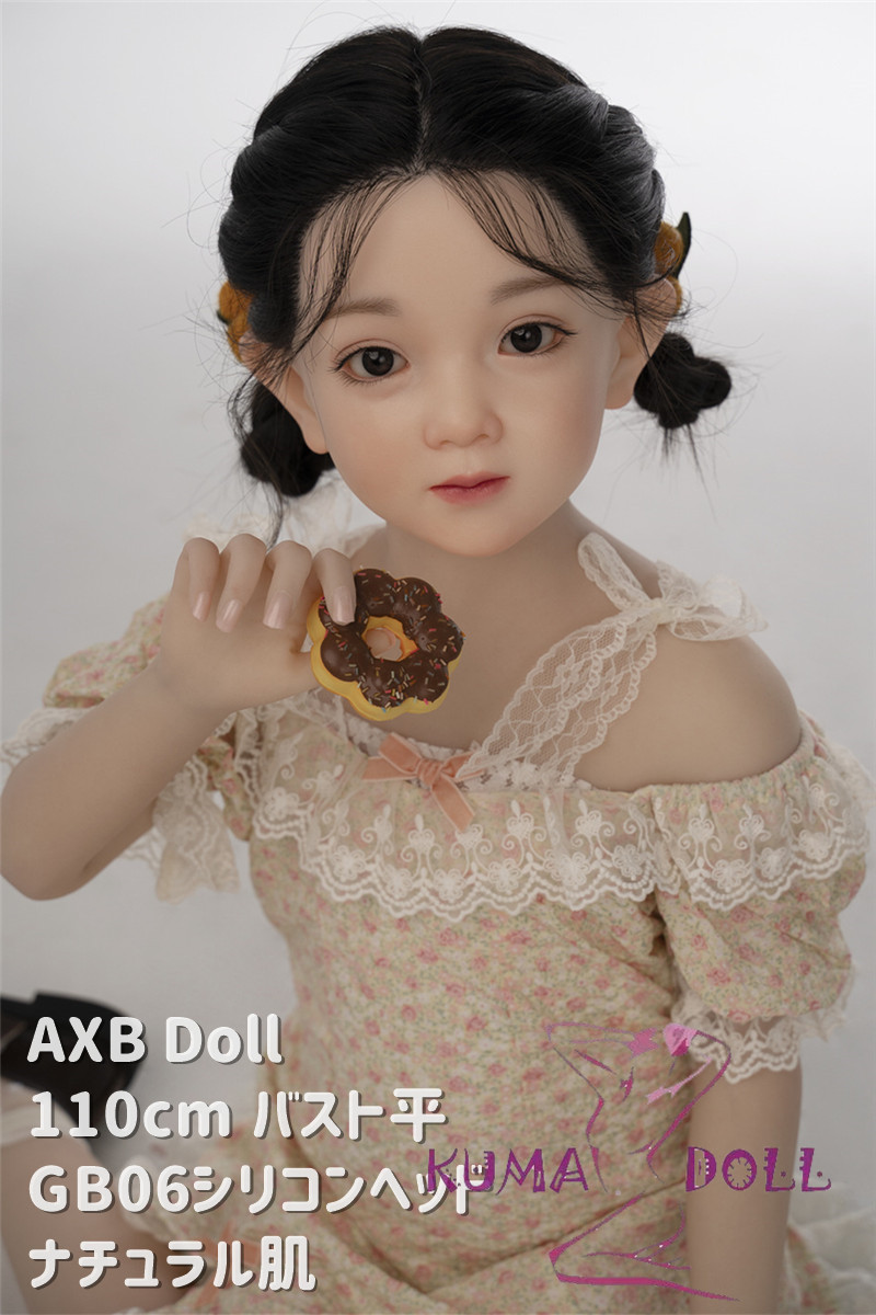 シリコン製頭部+TPEボディ ラブドール AXB Doll 新型110cm バスト平 GB16ヘッド 掲載画像のボディはリアルメイク付き