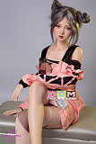 D2ヘッド歯無し 148cm普通乳 Cカップ ラブドール DOM DOLL ヘッド及びボディー材質選択可能 カスタマイズ可 ●宣材写真はフルシリコン材質