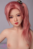 D2ヘッド歯あり 130cm貧乳 Aカップ ラブドール DOM DOLL ヘッド及びボディー材質選択可能 カスタマイズ可 ●宣材写真はフルシリコン材質