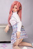 D2ヘッド歯あり 130cm貧乳 Aカップ ラブドール DOM DOLL ヘッド及びボディー材質選択可能 カスタマイズ可 ●宣材写真はフルシリコン材質