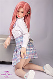 D2ヘッド歯あり 130cm貧乳 Aカップ ラブドール DOM DOLL ヘッド及びボディー材質選択可能 カスタマイズ可 ●宣材写真はフルシリコン材質