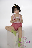 可愛い顔 シリコン製頭部+TPEボディ ラブドール AXB Doll 新型100cm バスト平 GB15ヘッド 掲載画像のボディはリアルメイク付き