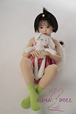 可愛い顔 シリコン製頭部+TPEボディ ラブドール AXB Doll 新型100cm バスト平 GB15ヘッド 掲載画像のボディはリアルメイク付き