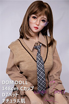 D7ヘッド 148cm普通乳 Cカップ ラブドール DOM DOLL ヘッド及びボディー材質選択可能 カスタマイズ可 ●宣材写真はフルシリコン材質
