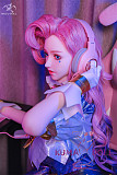 TPE製ラブドール MOZU 163cm Hカップ 芬妮（Fenni）頭部 ラブドール 体重35kg  肌色＆眼球色＆メイク＆ウィッグ＆衣装は宣材写真と同じ