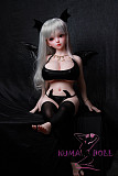 フルシリコン製ラブドール JY Doll 100cm ミニドール 伊娜(Yina)ヘッド 肌色＆眼球色＆メイク＆ウィッグは宣材写真と同じ
