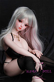 フルシリコン製ラブドール JY Doll 100cm ミニドール 伊娜(Yina)ヘッド 肌色＆眼球色＆メイク＆ウィッグは宣材写真と同じ
