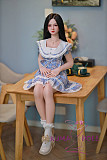 フルシリコン製ラブドール JYDOLL 123cm Bカップ 小依然（Yiran）ヘッド 身体リアルメイク付き
