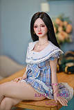フルシリコン製ラブドール JYDOLL 123cm Bカップ 小依然（Yiran）ヘッド 身体リアルメイク付き