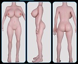 フルシリコン製ラブドール JY Doll 100cm ミニドール 伊娜(Yina)ヘッド 肌色＆眼球色＆メイク＆ウィッグは宣材写真と同じ