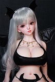 フルシリコン製ラブドール JY Doll 100cm ミニドール 伊娜(Yina)ヘッド 肌色＆眼球色＆メイク＆ウィッグは宣材写真と同じ