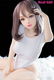 シームレス 100cm 頭身一体化 14kg使い安い Real Girlラブドール TPE製 モエちゃん EVO骨格付き 宣材写真のヘッドは普通メイク