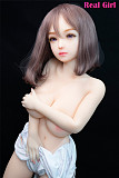 シームレス 100cm 頭身一体化 14kg使い安い Real Girlラブドール TPE製 モエちゃん EVO骨格付き 宣材写真のヘッドは普通メイク