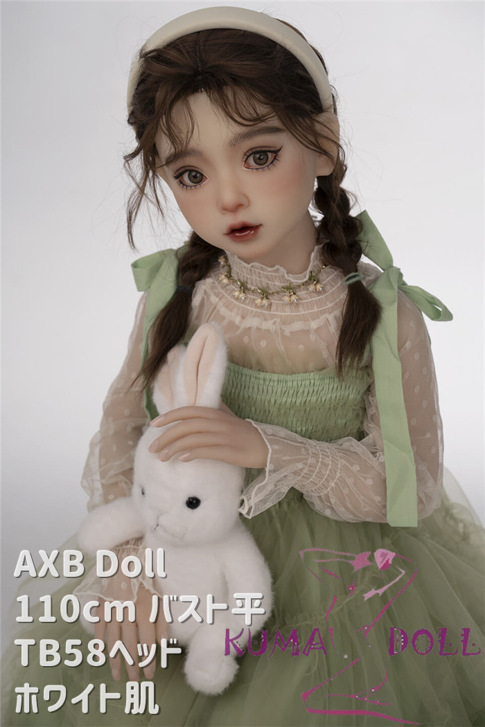 TPE製ラブドール AXB Doll 110cm バスト平 TB58 掲載画像のボディはリアルメイク付き