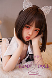 Real Girl ラブドール132cm貧乳 ももこヘッド カスタマイズ可能 シリコン材質頭部の口開閉機能選択可