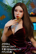 フルシリコン製ラブドール JYDOLL 新型165cm Cカップ 千夏（Qianxia）ヘッド 身体リアルメイク付き
