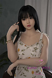 シリコン製頭部+TPEボディ ラブドール AXB Doll 147cm バスト小 GD06ヘッド 掲載画像のボディはリアルメイク付き