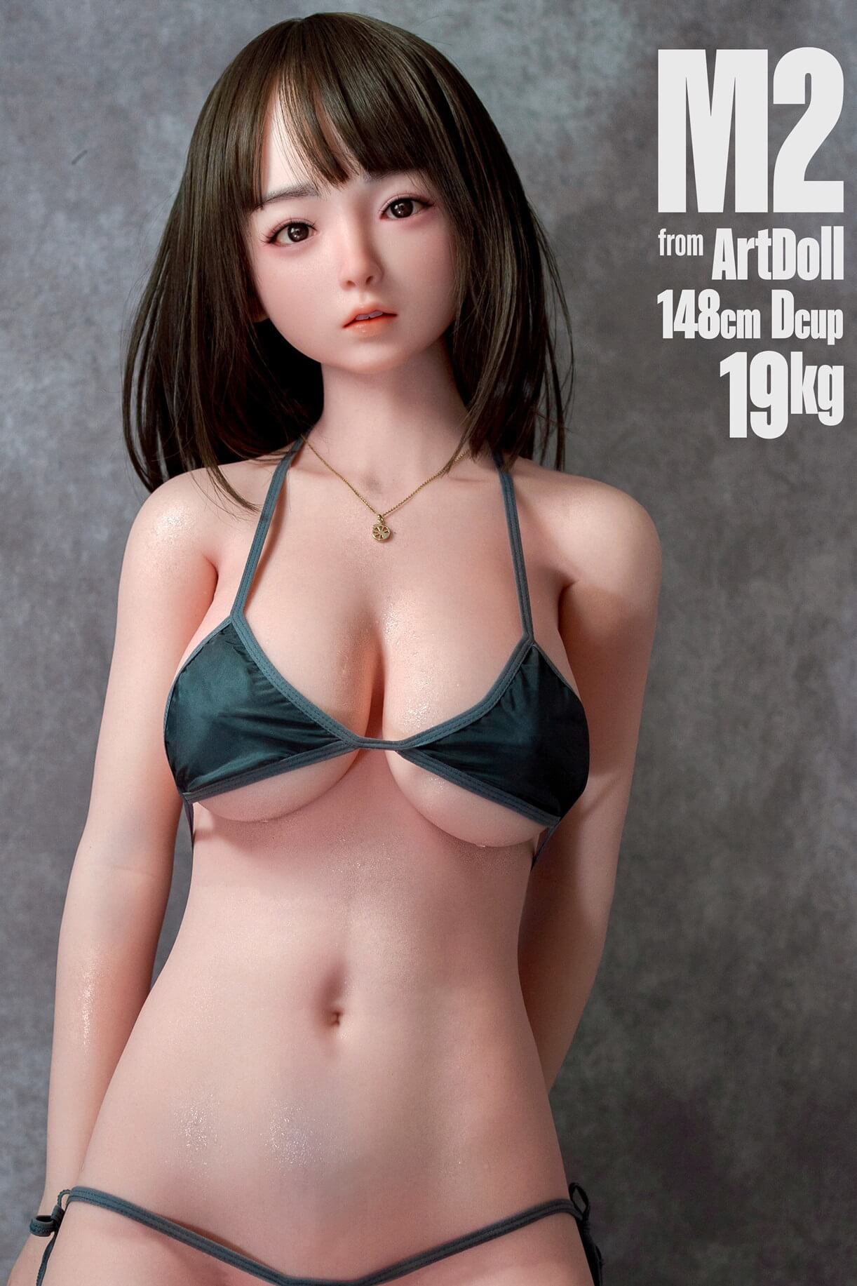 19kgの軽量化 148cm Dカップ M2ヘッド フルシリコン製ラブドール アート技研(Art-doll)  M16ジョイント汎用版