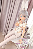 フルシリコン製ラブドール Aotume Doll アニメドール 135cm AAカップ 細身タイプ #80