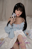 シリコン製頭部+TPEボディ ラブドール AXB Doll 140cm バスト中 GD30ヘッド 掲載画像のボディはリアルメイク付き