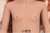 シリコン製頭部+TPEボディ ラブドール AXB Doll 140cm バスト中 GD30ヘッド 掲載画像のボディはリアルメイク付き