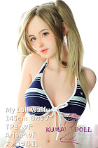 【10%OFF実施中！カートに入れると割引後の価格をご確認いただけます】My Loli Waifu 略称MLWロり系ラブドール Arisa亜梨沙 頭部 145cm Bカップ TPE材質ボディー ヘッド材質選択可能 メイク選択可能