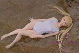 【即納・国内発送・送料無料】7kg フルシリコン製ラブドール WAXDOLL 85cm バスト平 #GF05ヘッド リアルメイク付き ミニドール